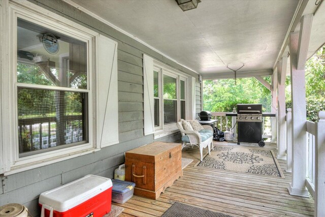 889 Woodhaven St, North, SC 29112 - wooden deck featuring area for grilling