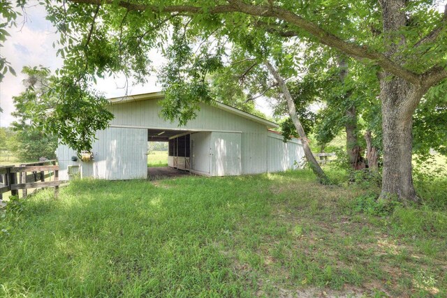 889 Woodhaven St, North, SC 29112 - view of yard featuring a pole building and an outbuilding