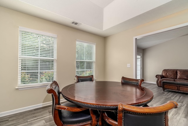 2697 York Dr, Augusta, GA 30909 - dining room featuring baseboards, wood finished floors, and healthy amount of natural light