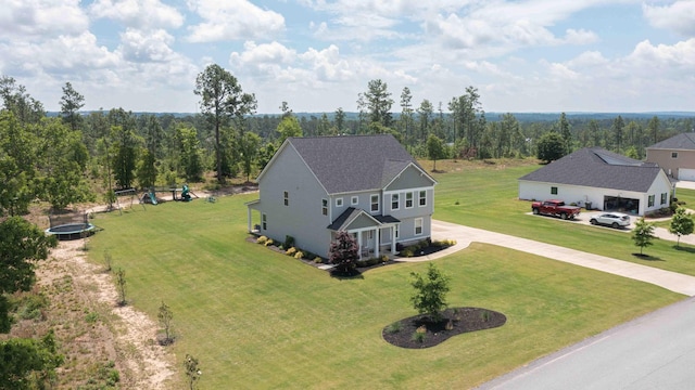 view of subject property