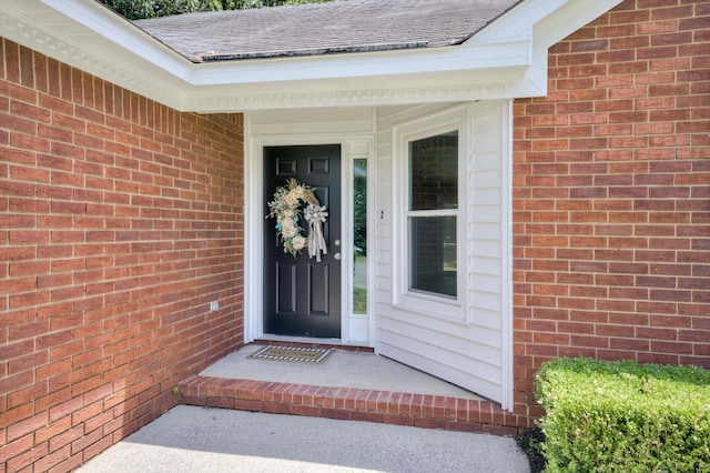 619 Kimberley Pl, Evans, GA 30809 - entrance to property featuring brick siding and a shingled roof
