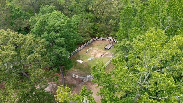 165 Indian Valley Ln, Swansea, SC 29160 - aerial view of a heavily wooded area