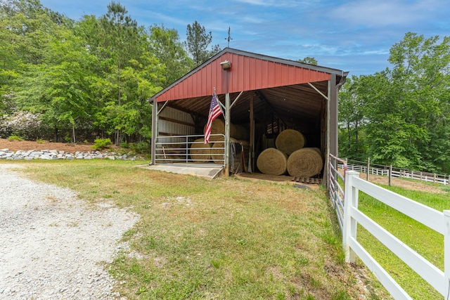 165 Indian Valley Ln, Swansea, SC 29160 - view of outbuilding with an exterior structure and a carport