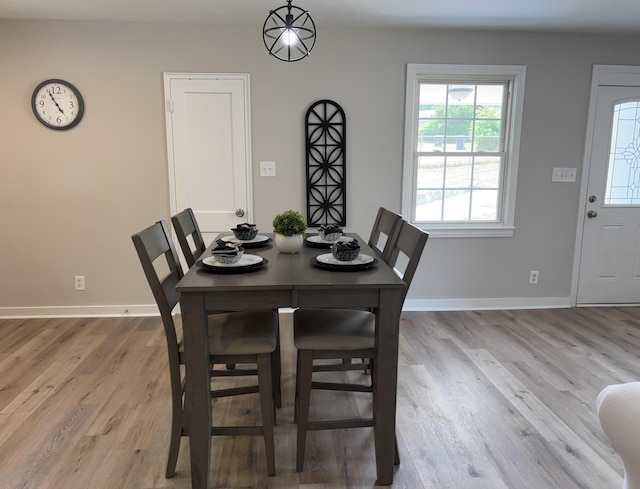 2438 Ridge Rd, Augusta, GA 30906 - dining room with baseboards and light wood-style flooring