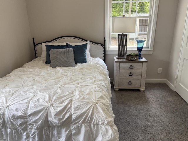 2438 Ridge Rd, Augusta, GA 30906 - bedroom featuring baseboards and dark colored carpet