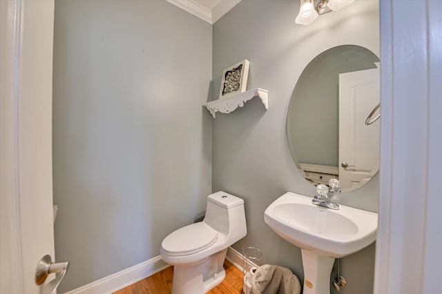 3953 Bolton St, Augusta, GA 30909 - bathroom with crown molding and wood finished floors