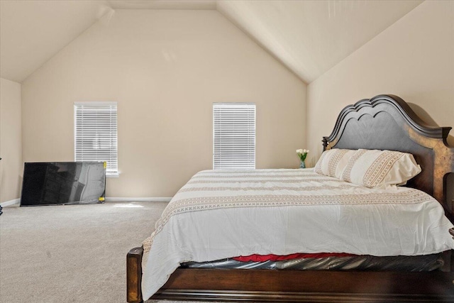 556 Ernestine Fls, Grovetown, GA 30813 - carpeted bedroom with baseboards and lofted ceiling