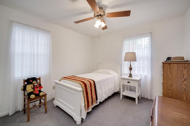 3593 Westhampton Dr, Martinez, GA 30907 - carpeted bedroom featuring a ceiling fan
