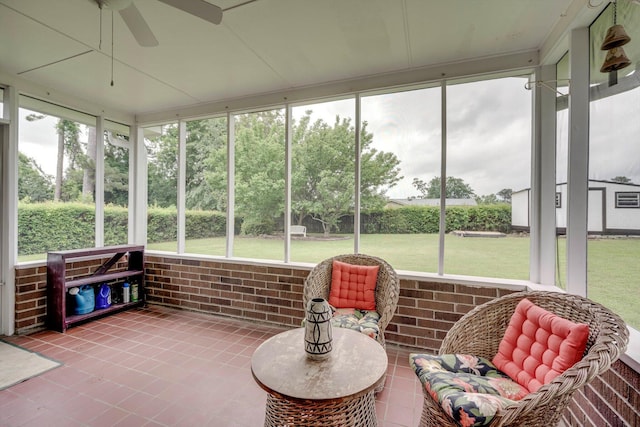 3593 Westhampton Dr, Martinez, GA 30907 - sunroom / solarium with a ceiling fan
