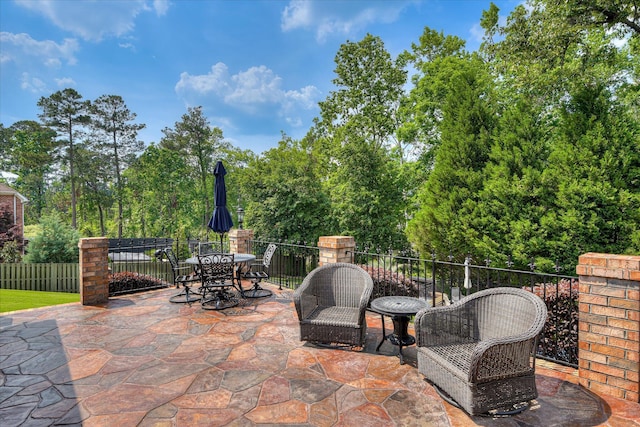 view of patio
