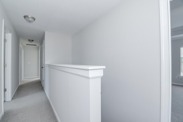141 Caroleton Dr, Grovetown, GA 30813 - hall with light carpet and an upstairs landing