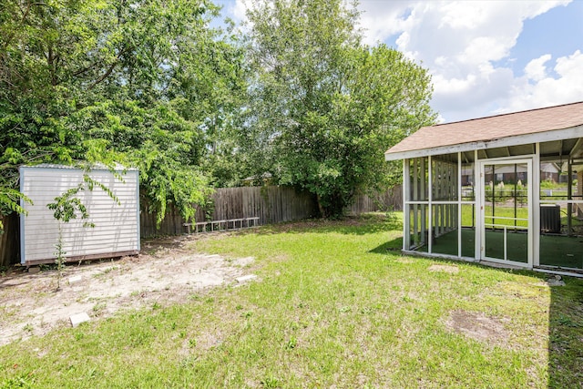 2701 Gardenbrook Ct, Augusta, GA 30906 - view of yard featuring a sunroom