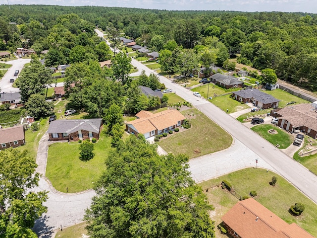 2701 Gardenbrook Ct, Augusta, GA 30906 - aerial view of residential area featuring a heavily wooded area