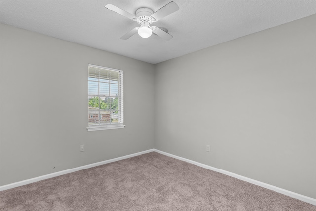 2701 Gardenbrook Ct, Augusta, GA 30906 - carpeted spare room with a ceiling fan, baseboards, and a textured ceiling