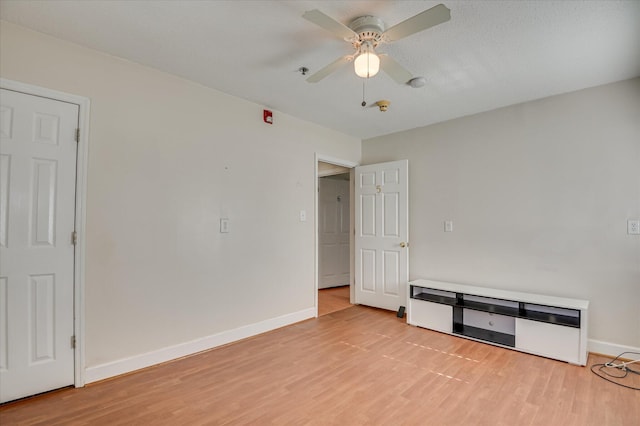 280 W Forrest St, Harlem, GA 30814 - unfurnished room with ceiling fan, light wood-style flooring, and baseboards