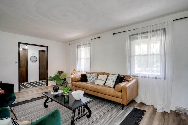 707 Oriole St, Aiken, SC 29803 - living room featuring wood finished floors and baseboards