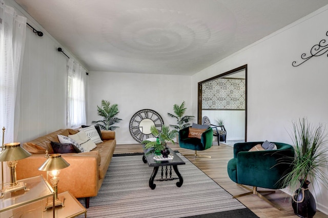 707 Oriole St, Aiken, SC 29803 - living area with wood finished floors and baseboards