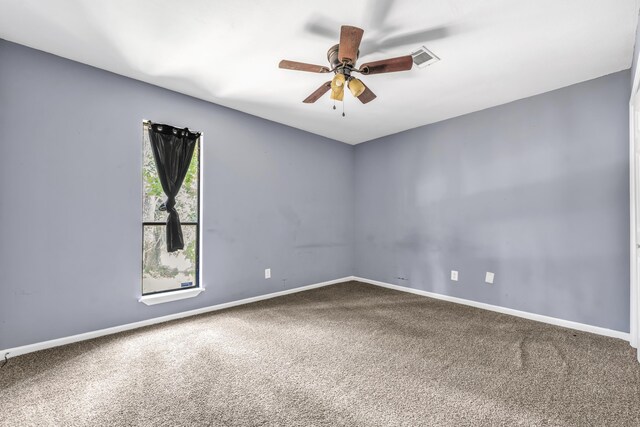 1736 Goshen Rd, Augusta, GA 30906 - empty room featuring carpet floors and a ceiling fan