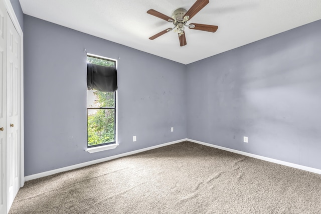 1736 Goshen Rd, Augusta, GA 30906 - unfurnished room with carpet floors and a ceiling fan