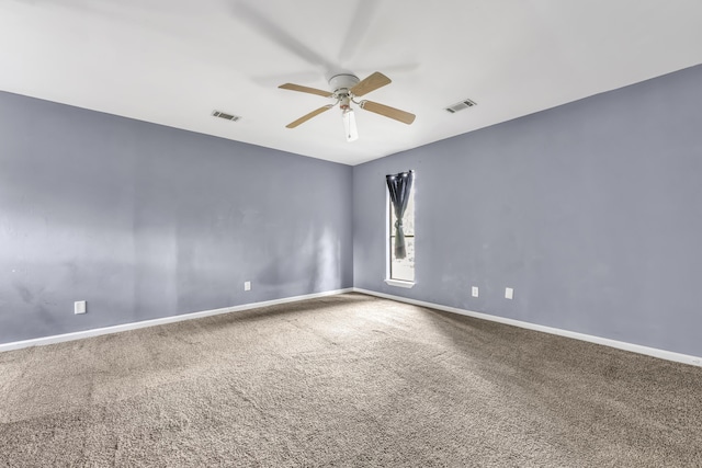 1736 Goshen Rd, Augusta, GA 30906 - empty room featuring a ceiling fan and carpet