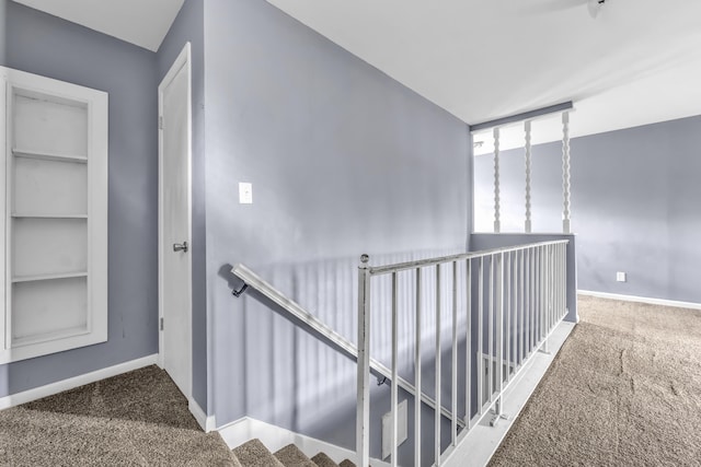 1736 Goshen Rd, Augusta, GA 30906 - stairway with carpet floors and baseboards