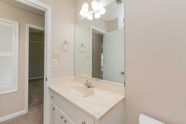 112 W Lynne Dr, Augusta, GA 30907 - half bathroom with vanity and toilet