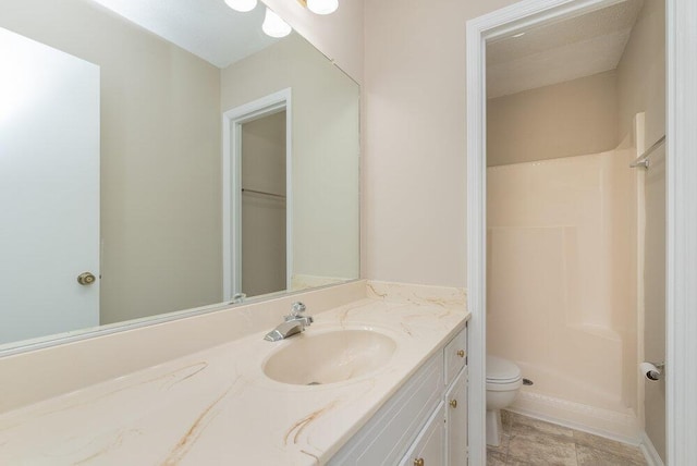 112 W Lynne Dr, Augusta, GA 30907 - full bath with vanity, a shower, and tile patterned flooring