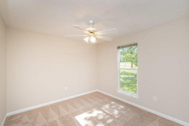 112 W Lynne Dr, Augusta, GA 30907 - empty room with light carpet, a ceiling fan, and a textured ceiling