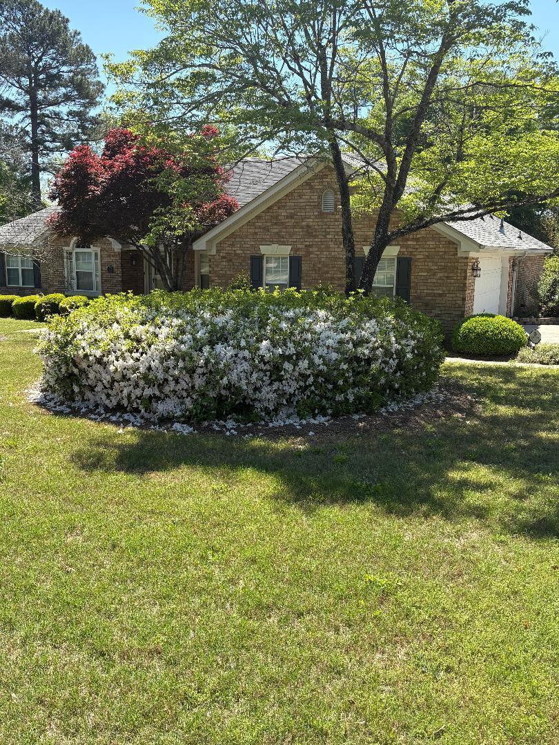 3023 Grey Fox Dr, Hephzibah, GA 30815 - view of yard featuring a garage