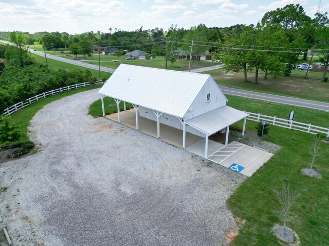 drone / aerial view