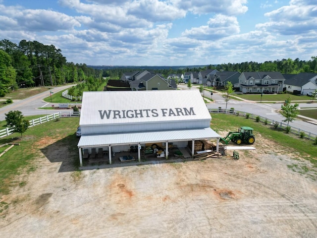 birds eye view of property featuring a residential view