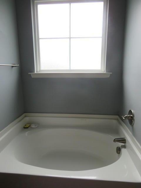 bathroom featuring a bathing tub