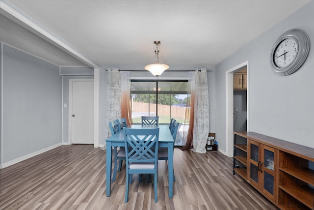 2905 Rocky Creek Rd, Augusta, GA 30906 - dining area featuring baseboards and wood finished floors