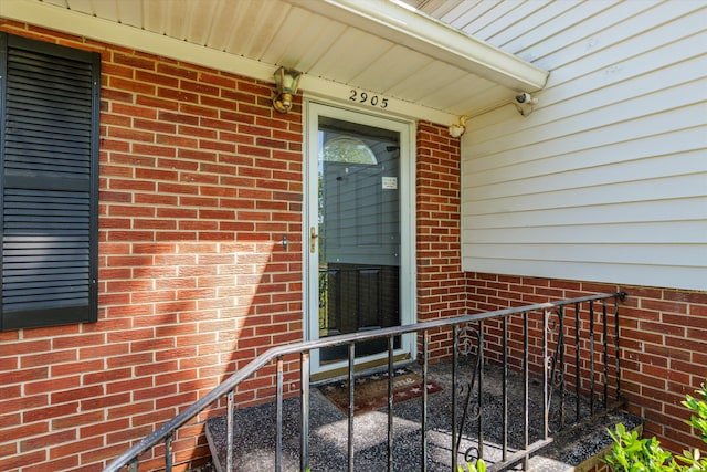 2905 Rocky Creek Rd, Augusta, GA 30906 - view of exterior entry featuring brick siding