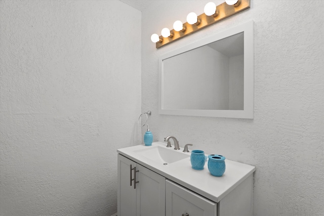 2905 Rocky Creek Rd, Augusta, GA 30906 - bathroom featuring a textured wall and vanity