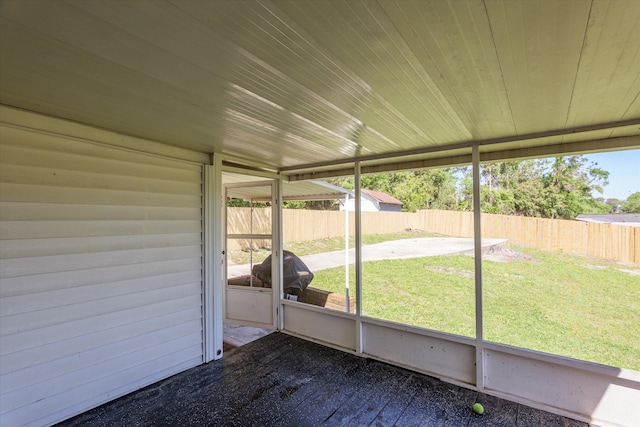 2905 Rocky Creek Rd, Augusta, GA 30906 - view of unfurnished sunroom