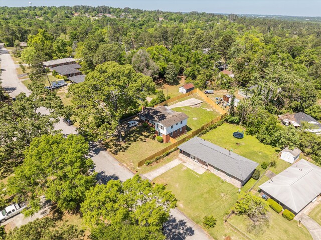 2905 Rocky Creek Rd, Augusta, GA 30906 - birds eye view of property featuring a forest view