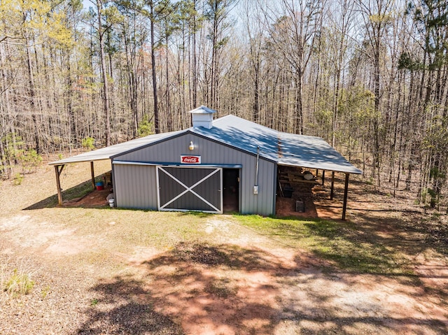 view of outbuilding