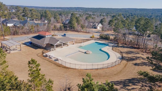 view of pool