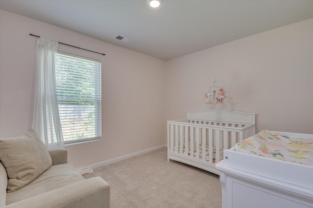 6093 Whitewater Dr, North Augusta, SC 29841 - bedroom featuring multiple windows, light carpet, and baseboards