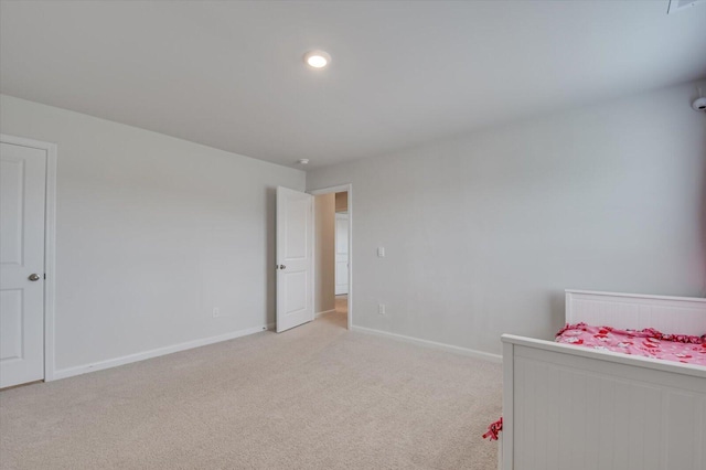 6093 Whitewater Dr, North Augusta, SC 29841 - bedroom featuring light colored carpet, baseboards, and recessed lighting