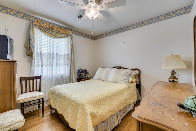 3009 Arcadia Ct, Augusta, GA 30906 - bedroom featuring wood finished floors and ceiling fan