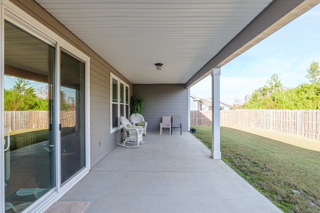 view of patio