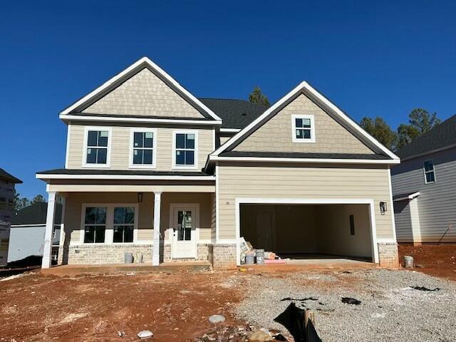 craftsman-style house with a porch