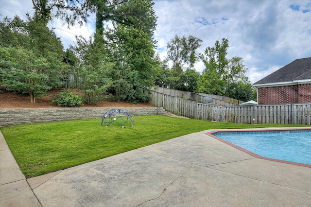 210 Oleander Trl, Evans, GA 30809 - view of swimming pool with a fenced backyard and a patio area