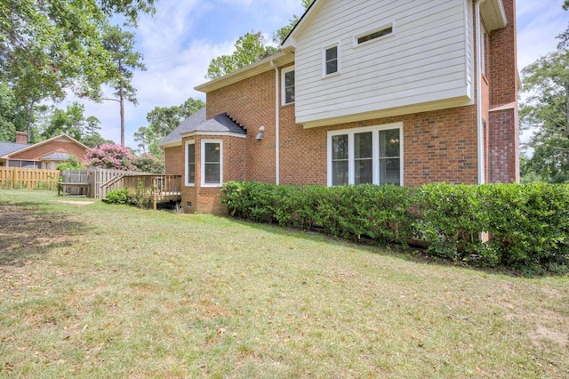 225 Old Mill Rd, Martinez, GA 30907 - back of property with brick siding and a deck
