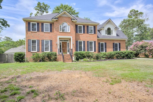 225 Old Mill Rd, Martinez, GA 30907 - colonial home featuring brick siding and roof with shingles