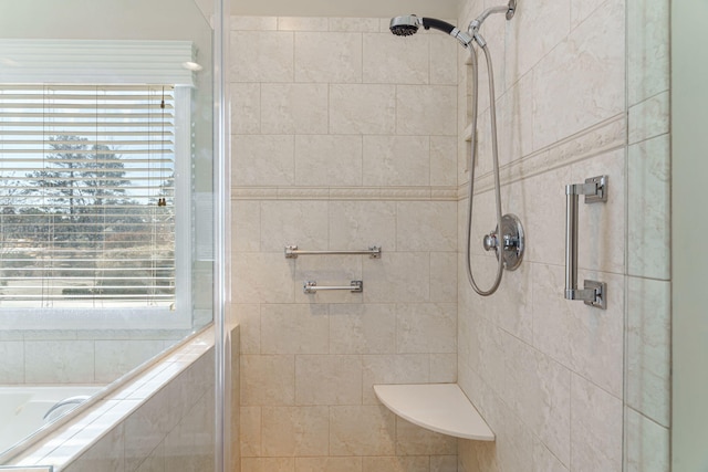 full bath featuring a stall shower