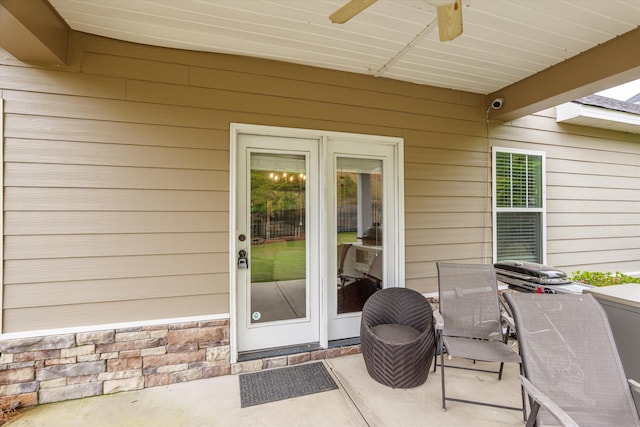 322 Pump House Rd, Evans, GA 30809 - doorway to property featuring ceiling fan