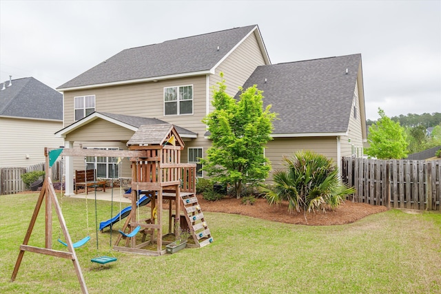 322 Pump House Rd, Evans, GA 30809 - view of play area featuring a fenced backyard and a lawn